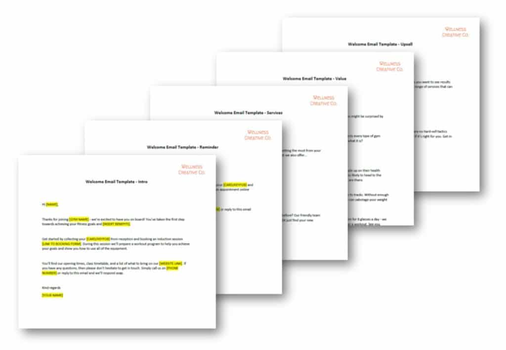 Gym Email Templates