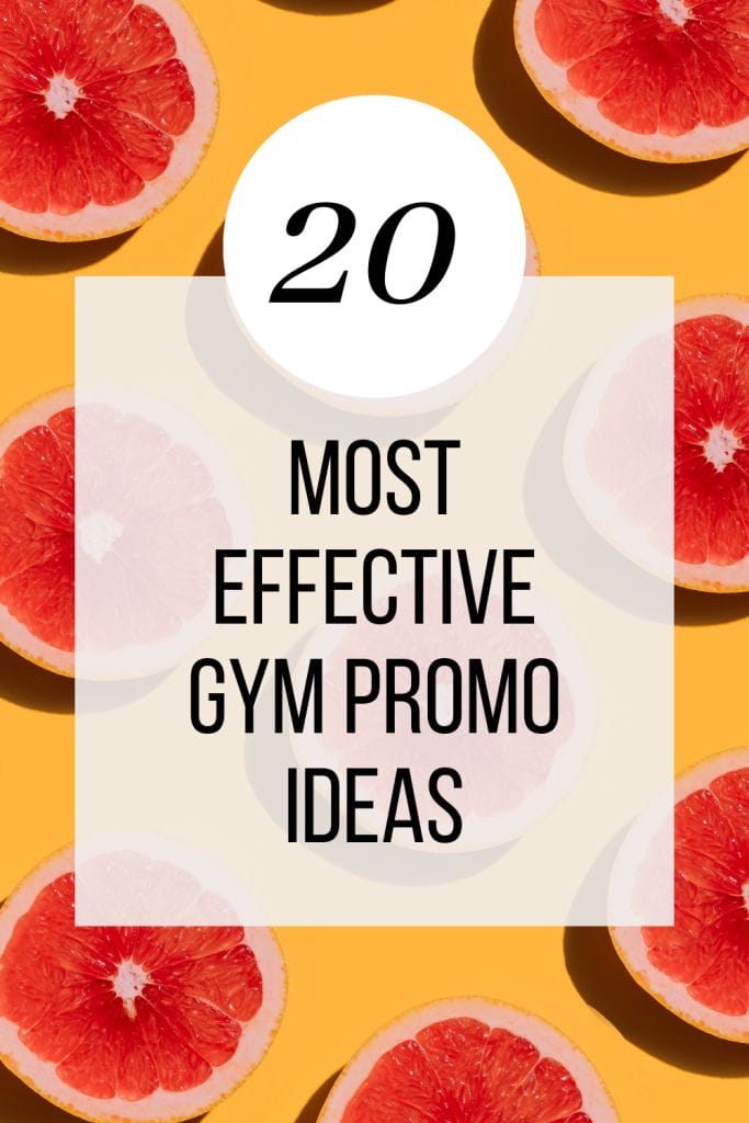 Gym Promotion Ideas Pinterest